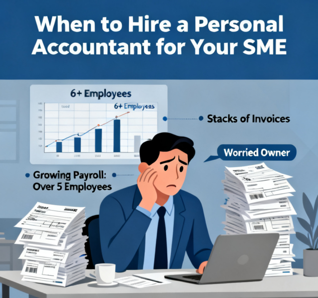 When To Hire A Personal Accountant For Your SME - Keirstone Limited